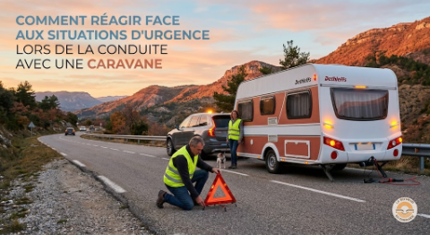 Comment réagir face aux situations d'urgence lors de la conduite 
avec une caravane